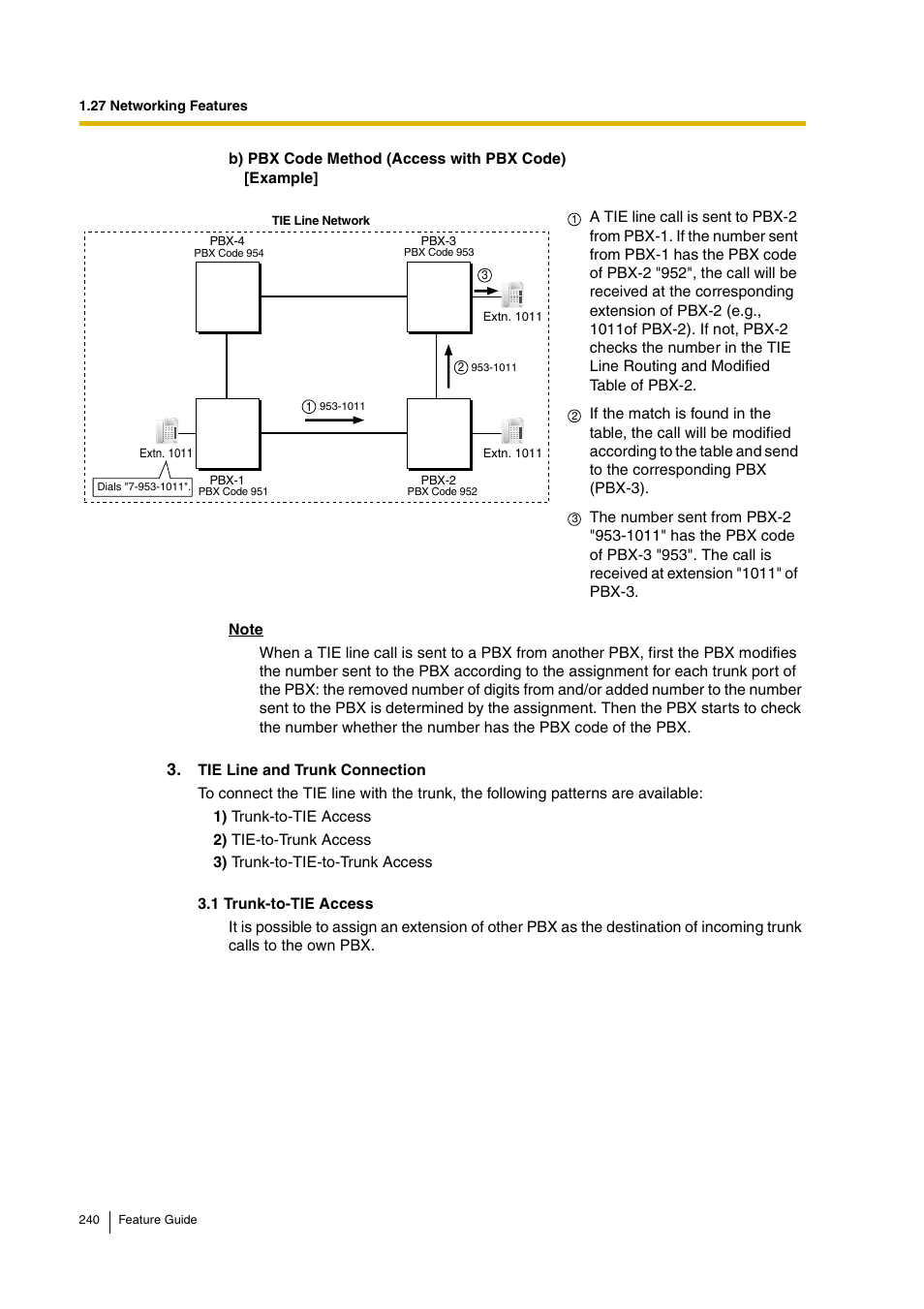Panasonic HYBRID IP-PBX KX-TDA200 User Manual | Page 240 / 358