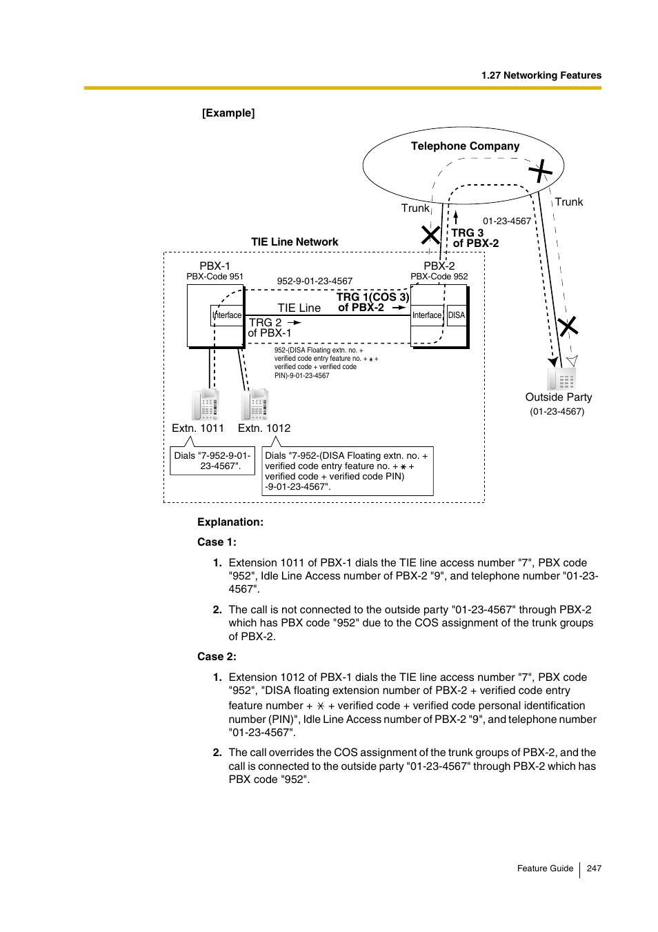 Panasonic HYBRID IP-PBX KX-TDA200 User Manual | Page 247 / 358