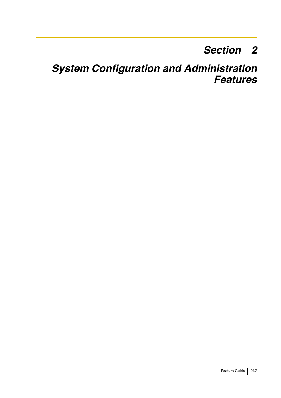 System configuration and administration features | Panasonic HYBRID IP-PBX KX-TDA200 User Manual | Page 267 / 358