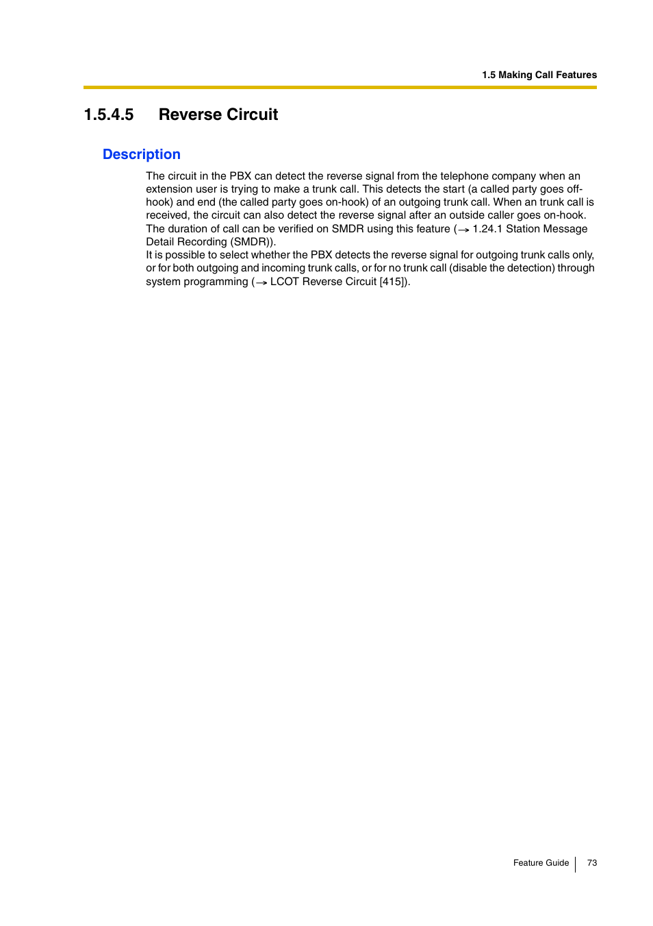 5 reverse circuit | Panasonic HYBRID IP-PBX KX-TDA200 User Manual | Page 73 / 358