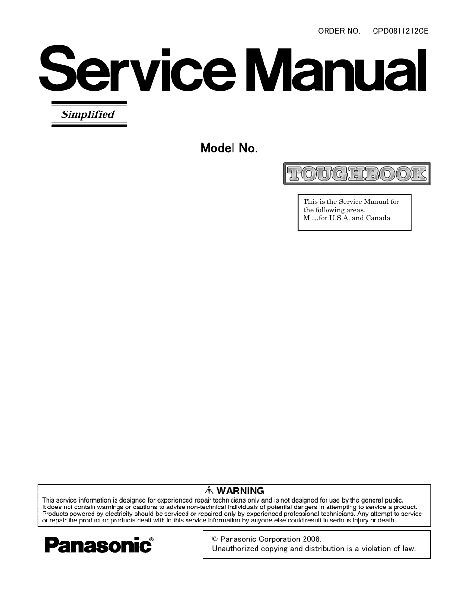 Panasonic CF-30KTPAXxM User Manual | 90 pages