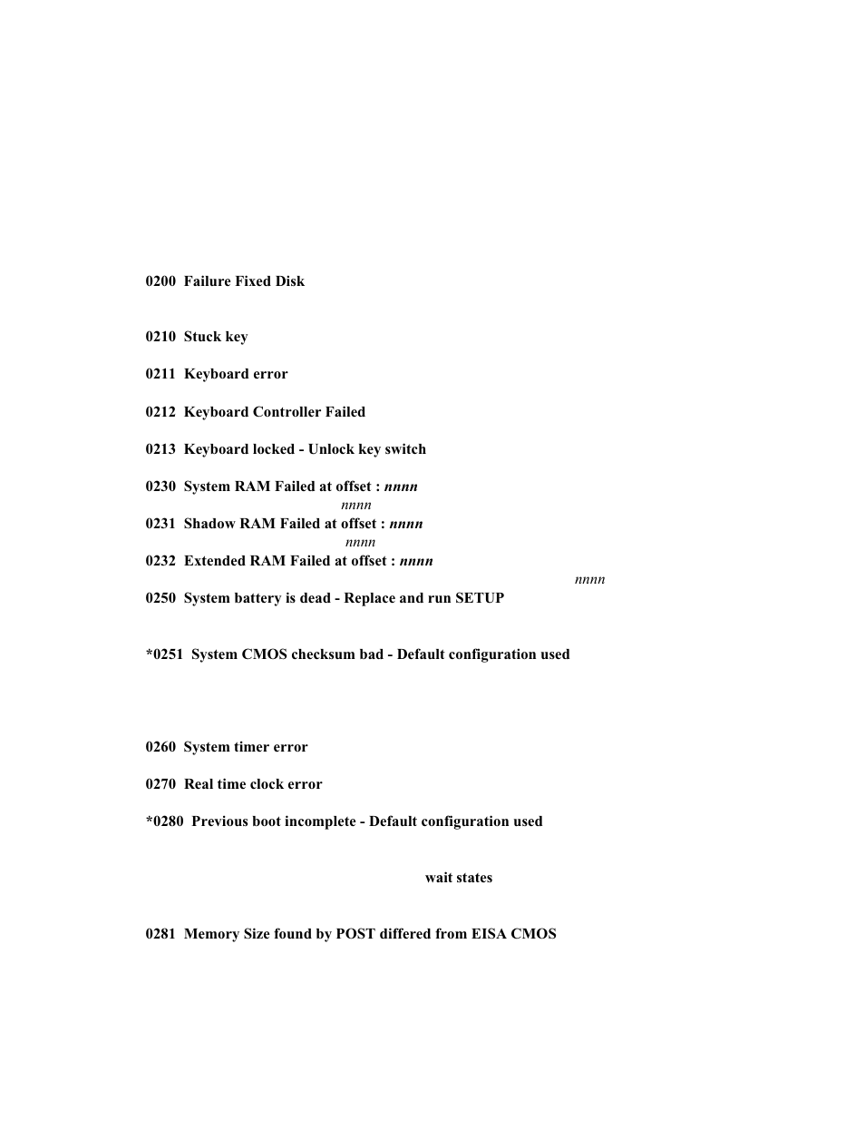 6 list of error codes, Only when the port replicator is connected | Panasonic CF-30KTPAXxM User Manual | Page 16 / 90