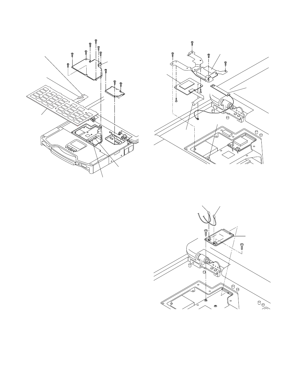 Removing the kb cable cover and lcd cable cover | Panasonic CF-30KTPAXxM User Manual | Page 26 / 90