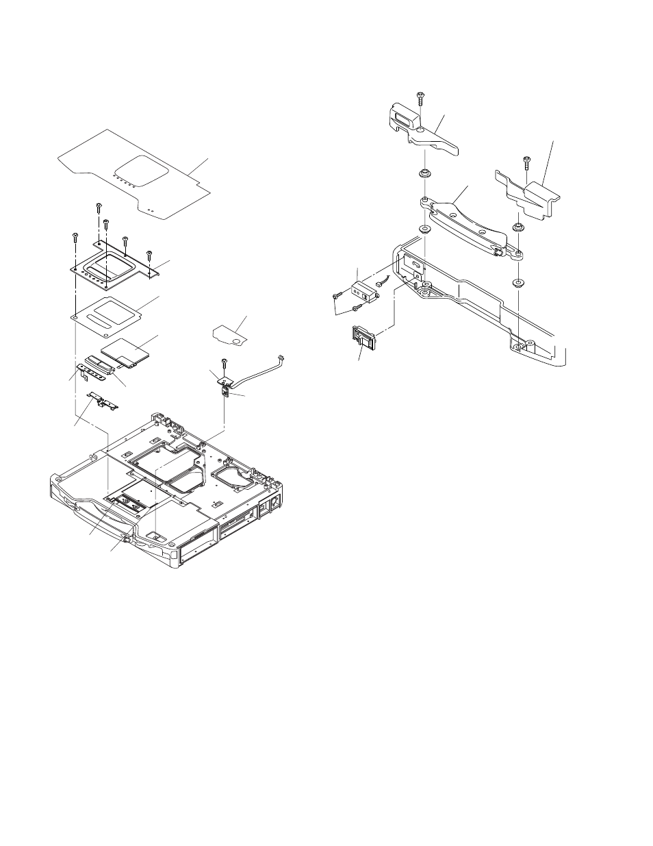 Removing the handle and power sw | Panasonic CF-30KTPAXxM User Manual | Page 31 / 90