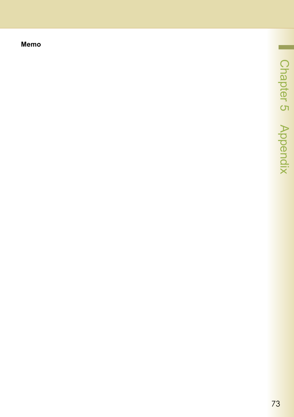 Chapter 5 appendix | Panasonic DP-C306 User Manual | Page 73 / 74