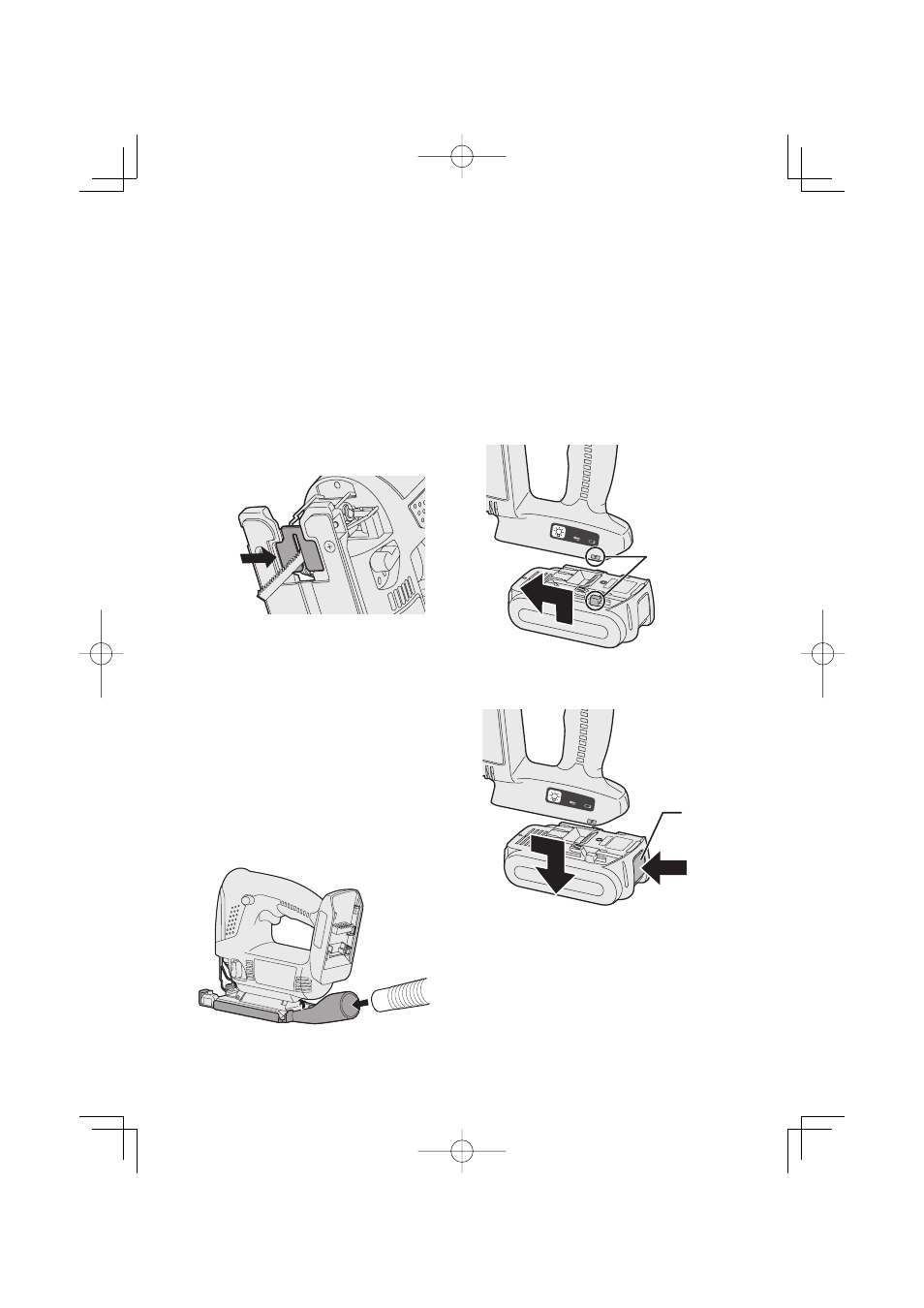 Placa anti-astillado, Colocación y extracción de la batería | Panasonic EY4541 User Manual | Page 47 / 60