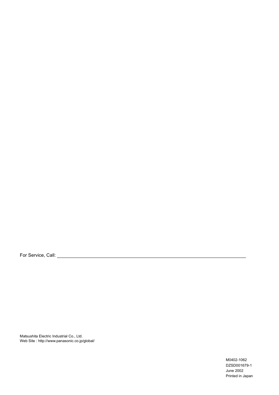 Panasonic DIGITAL IMAGING SYSTEM DP-1810F User Manual | Page 155 / 155