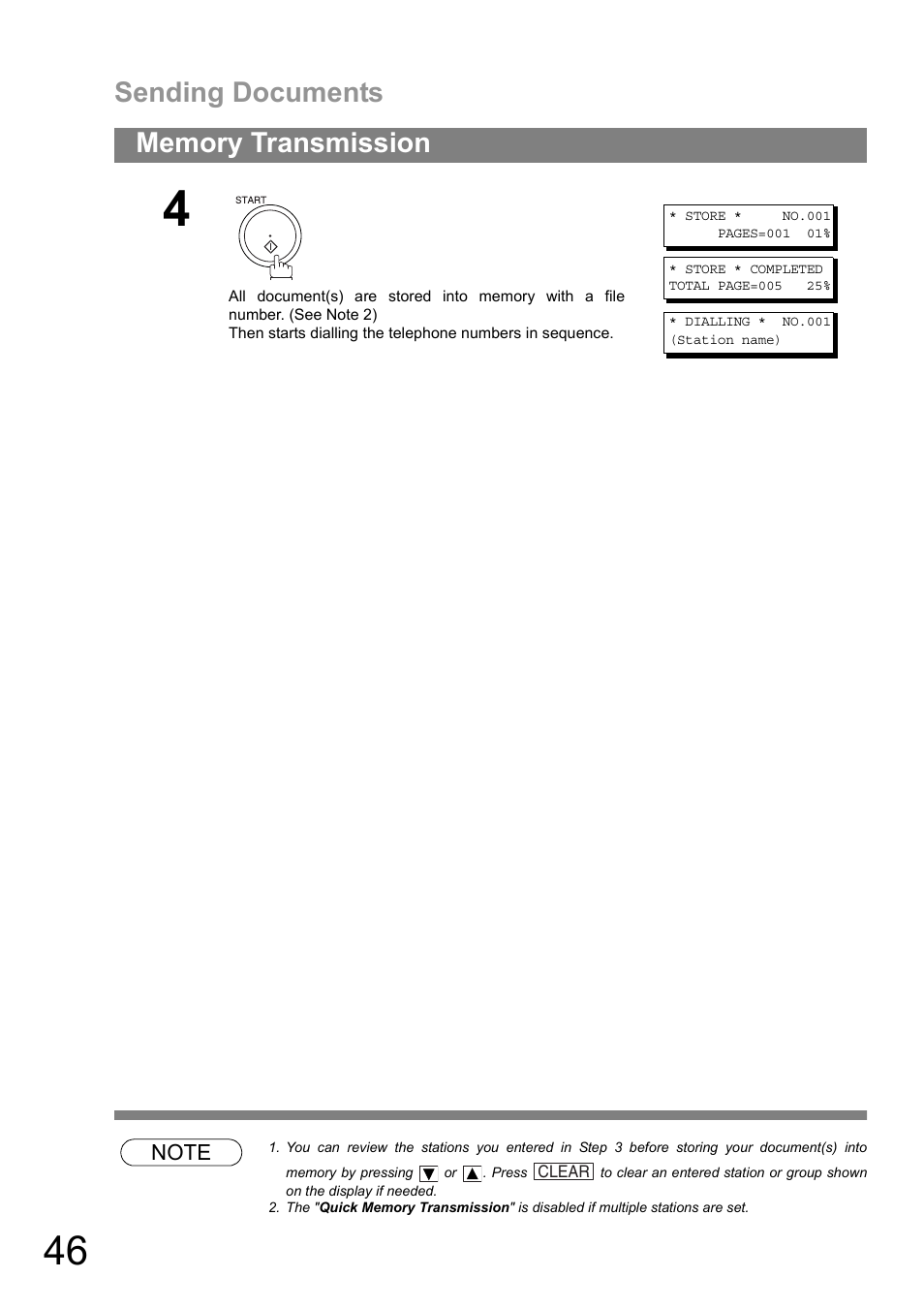 Sending documents | Panasonic DIGITAL IMAGING SYSTEM DP-1810F User Manual | Page 46 / 155