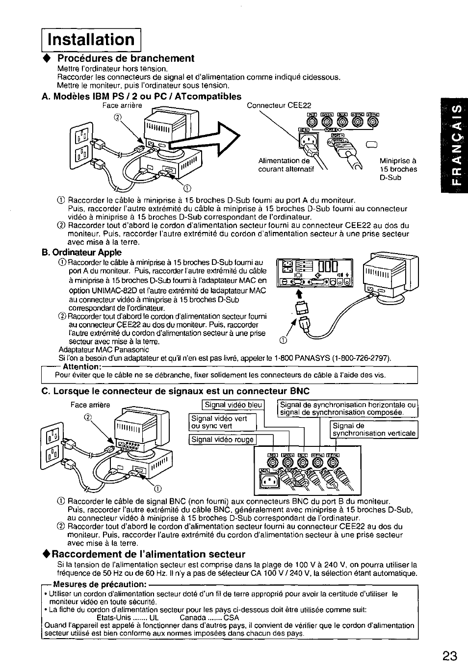 Installation | Panasonic TX-D9S45MB User Manual | Page 24 / 51