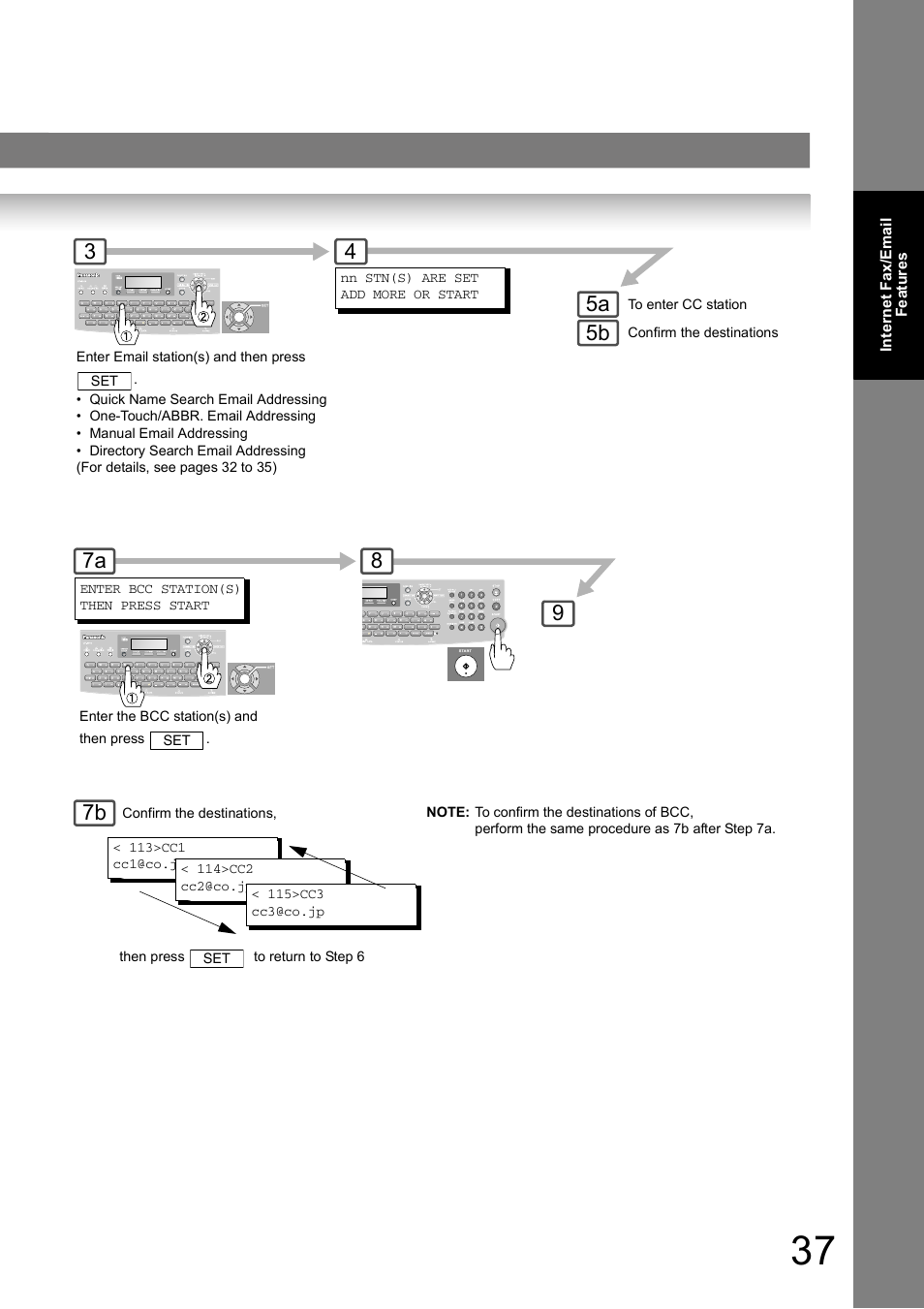 Panasonic UF-8000 User Manual | Page 37 / 126