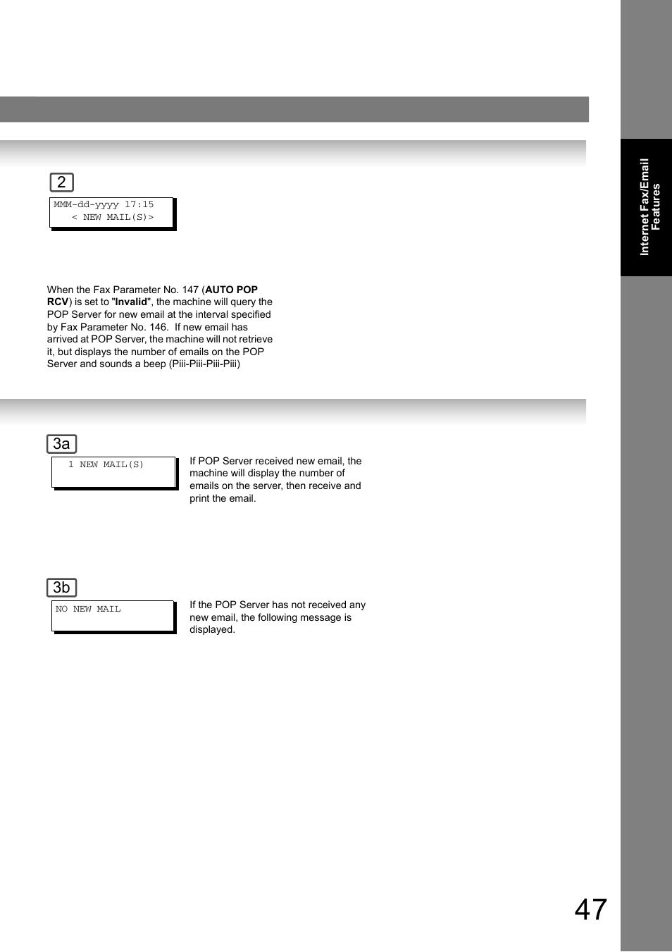 3a 3b | Panasonic UF-8000 User Manual | Page 47 / 126