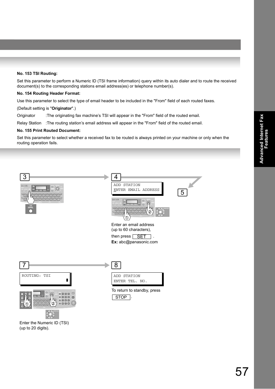 Panasonic UF-8000 User Manual | Page 57 / 126