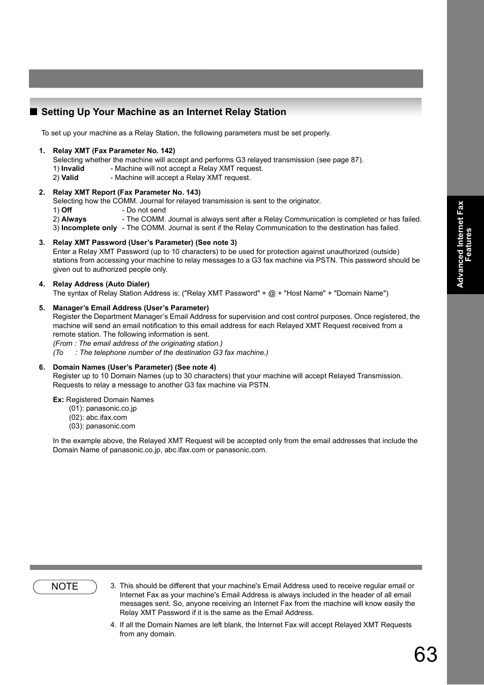 Panasonic UF-8000 User Manual | Page 63 / 126