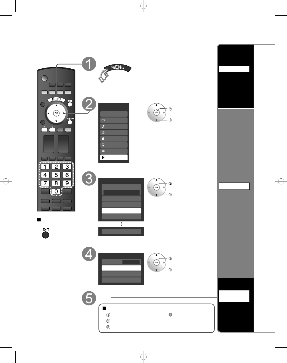 Editing and setting channels, Select “setup, Select “program channel | Select the function | Panasonic TC-32LZ800 User Manual | Page 34 / 114