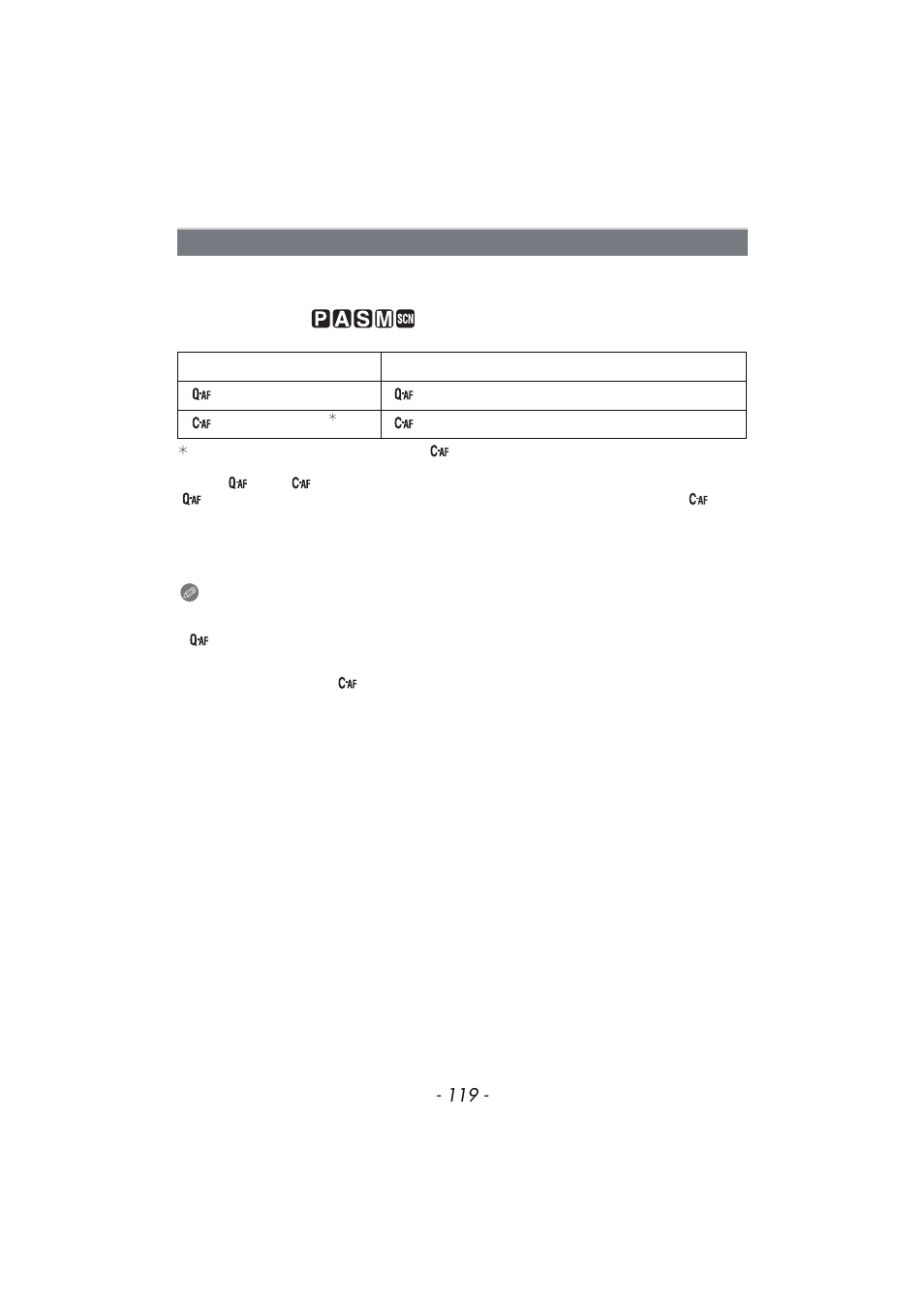 Pre af, P119) | Panasonic DMC-FX700 User Manual | Page 119 / 208