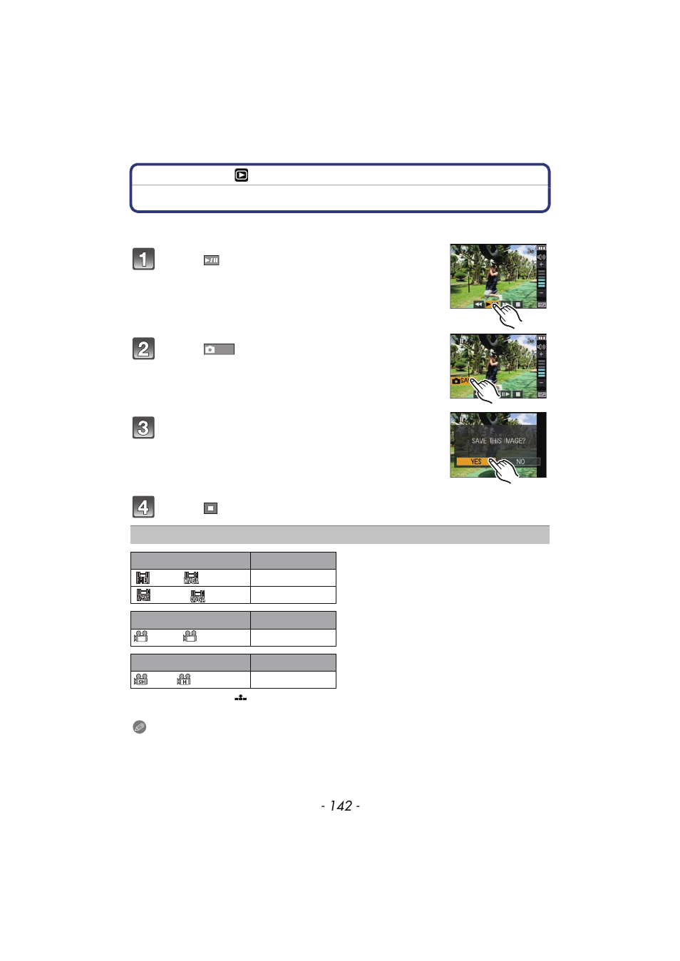 Creating still pictures from a motion picture | Panasonic DMC-FX700 User Manual | Page 142 / 208