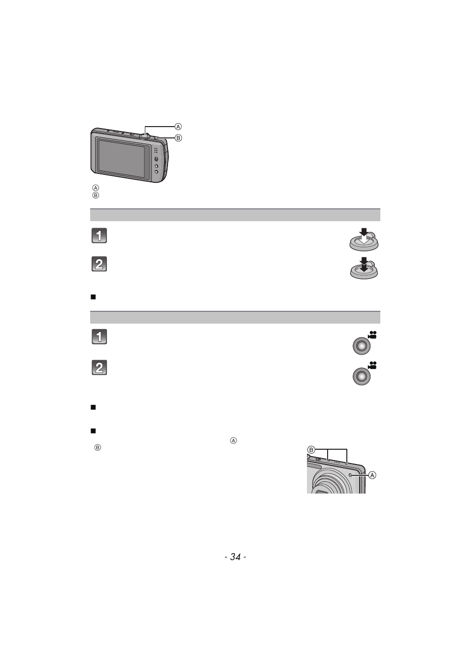 Ures, P34) | Panasonic DMC-FX700 User Manual | Page 34 / 208