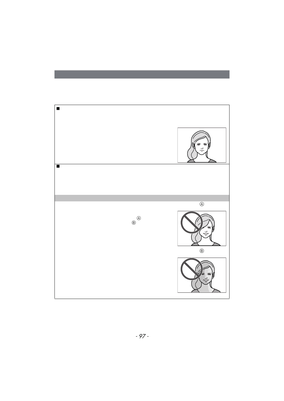 Face settings | Panasonic DMC-FX700 User Manual | Page 97 / 208