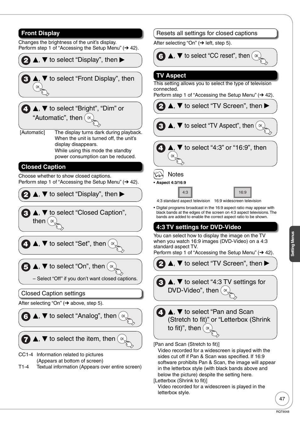 Panasonic DIGA DMR-EA18 User Manual | Page 47 / 76