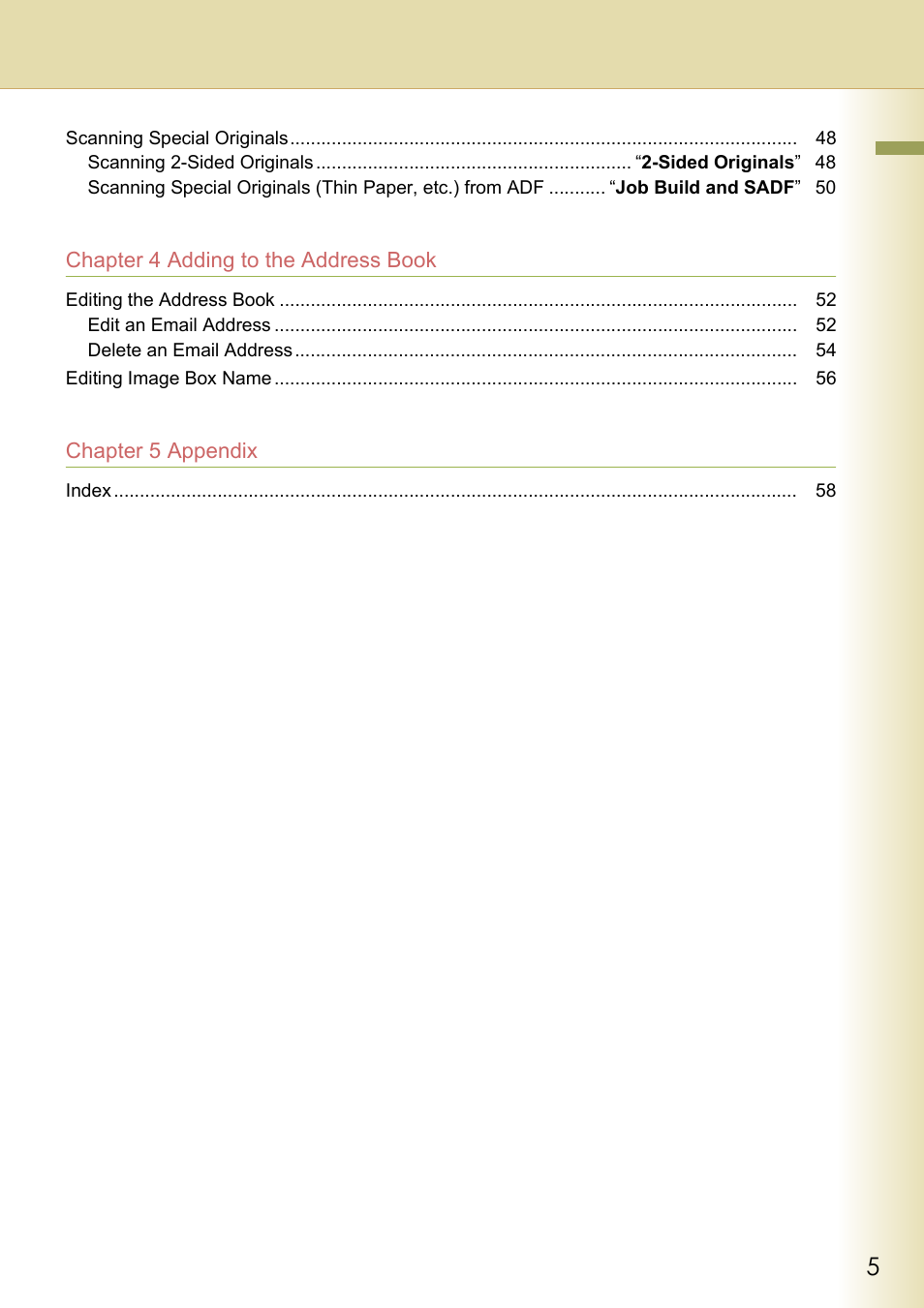 Panasonic C263 User Manual | Page 5 / 60