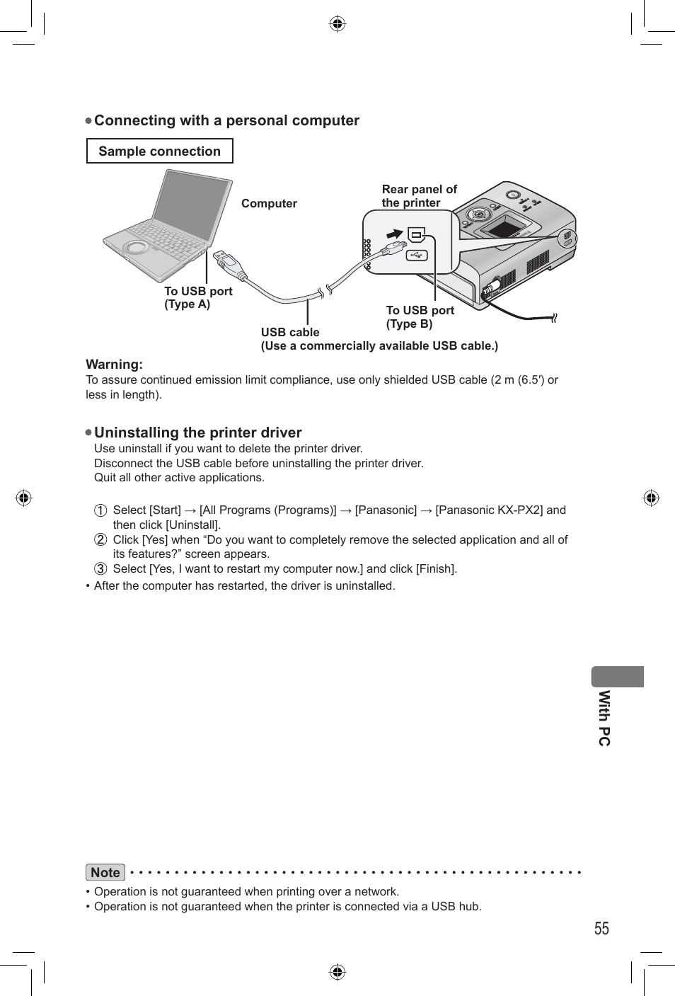 Panasonic KX-PX2M User Manual | Page 55 / 80