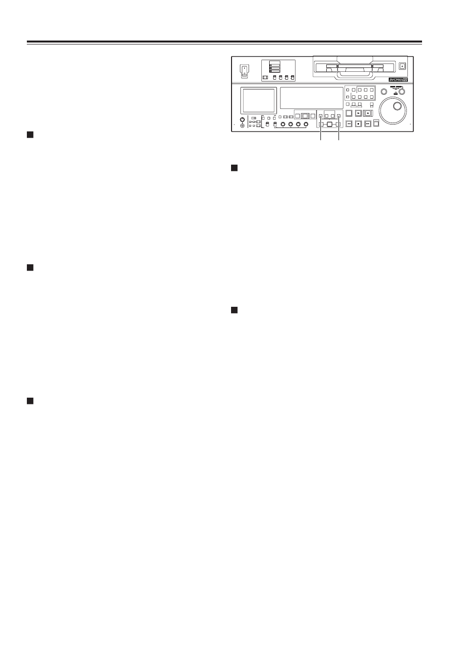 Audio split editing, 30 $ displaying the audio split edit points, Cueing the tape up to the edit points | Registering the edit points, Clearing the edit points, Modifying edit points, A in button a out button | Panasonic AJ-SD965 User Manual | Page 30 / 86