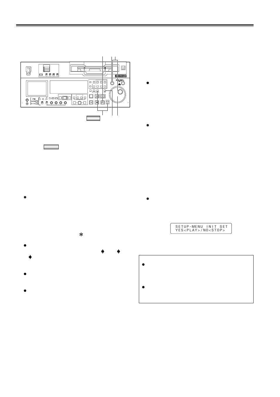 Setup (initial settings), Setup, Changing the settings | Initial settings), When other items are to be changed, repeat steps | Panasonic AJ-SD965 User Manual | Page 34 / 86
