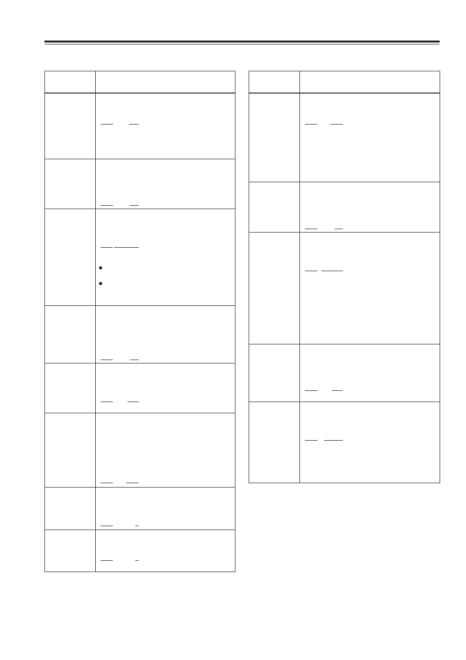 Setup menus, Continued), User menu | Interface | Panasonic AJ-SD965 User Manual | Page 45 / 86