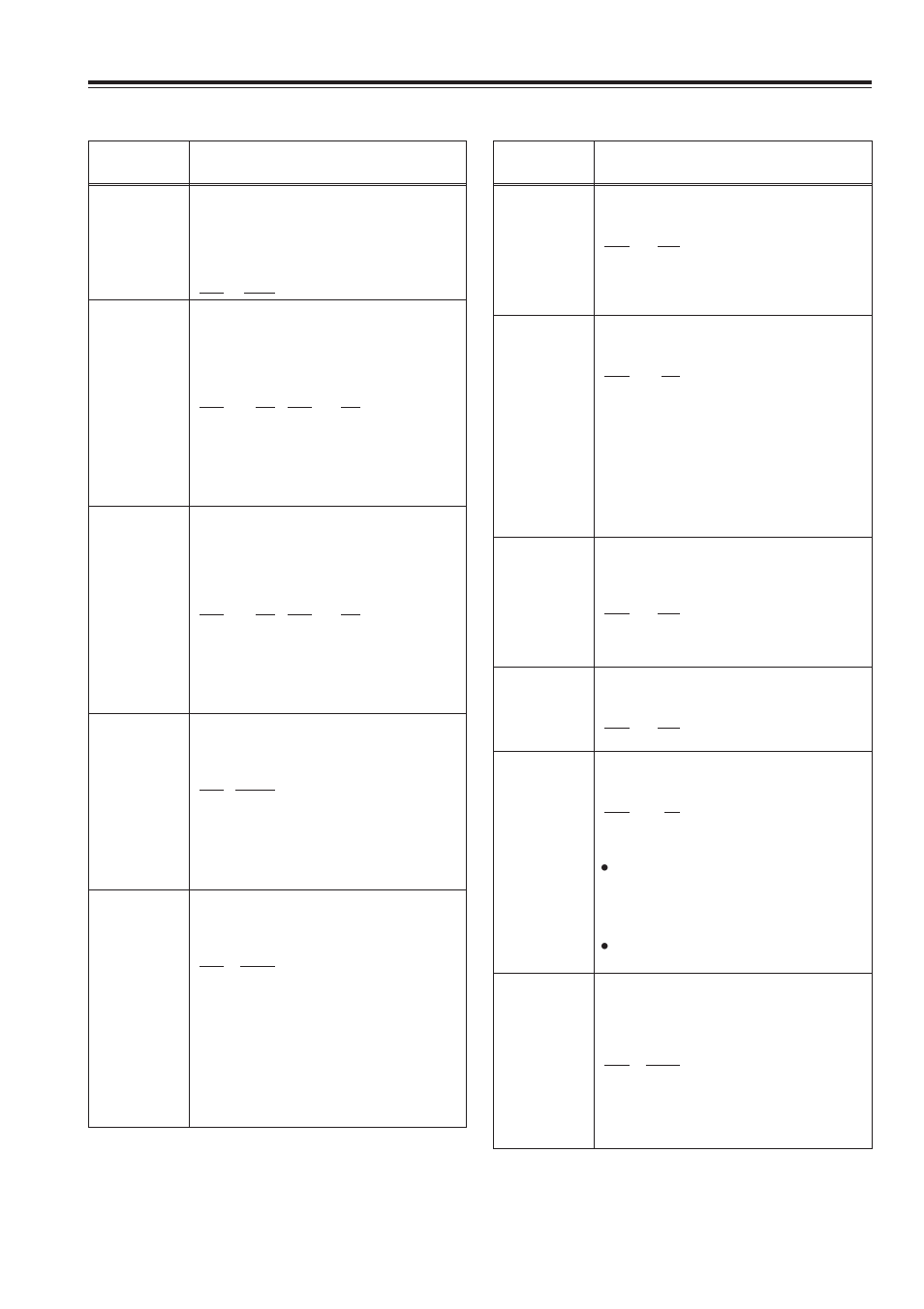 Setup menus, Continued), User menu | Time code | Panasonic AJ-SD965 User Manual | Page 49 / 86
