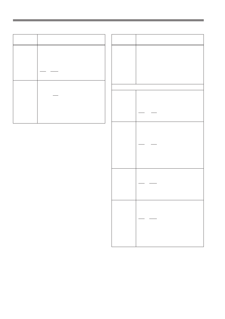 Setup menus, Continued), User menu | Panasonic AJ-SD965 User Manual | Page 52 / 86