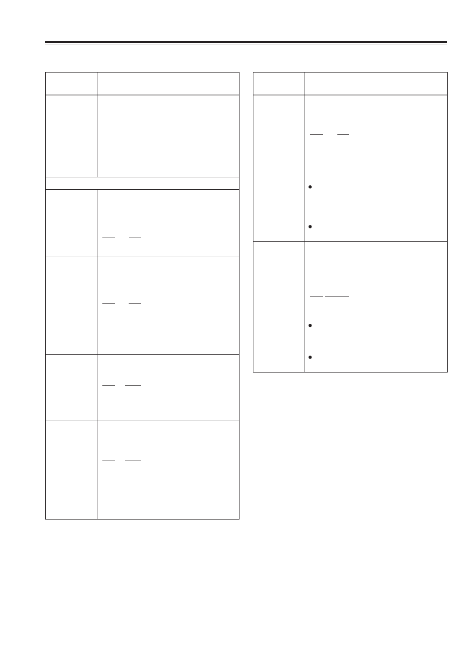Setup menus, Continued), User menu | Video | Panasonic AJ-SD965 User Manual | Page 53 / 86