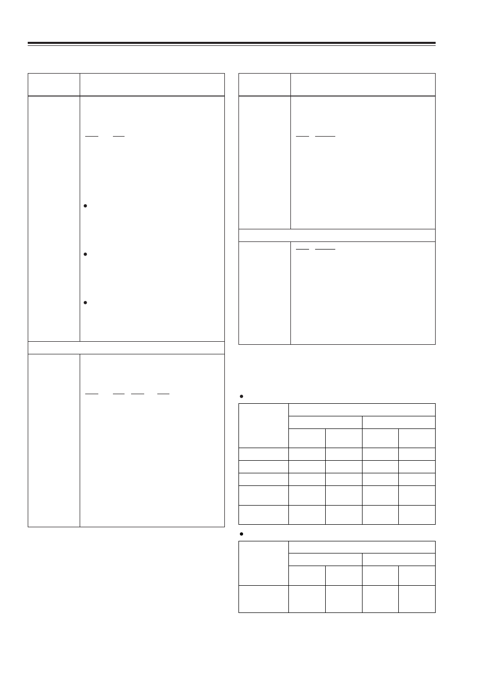 Setup menus, Continued), User menu | V blank, Number of lines which can be set for teletext | Panasonic AJ-SD965 User Manual | Page 60 / 86