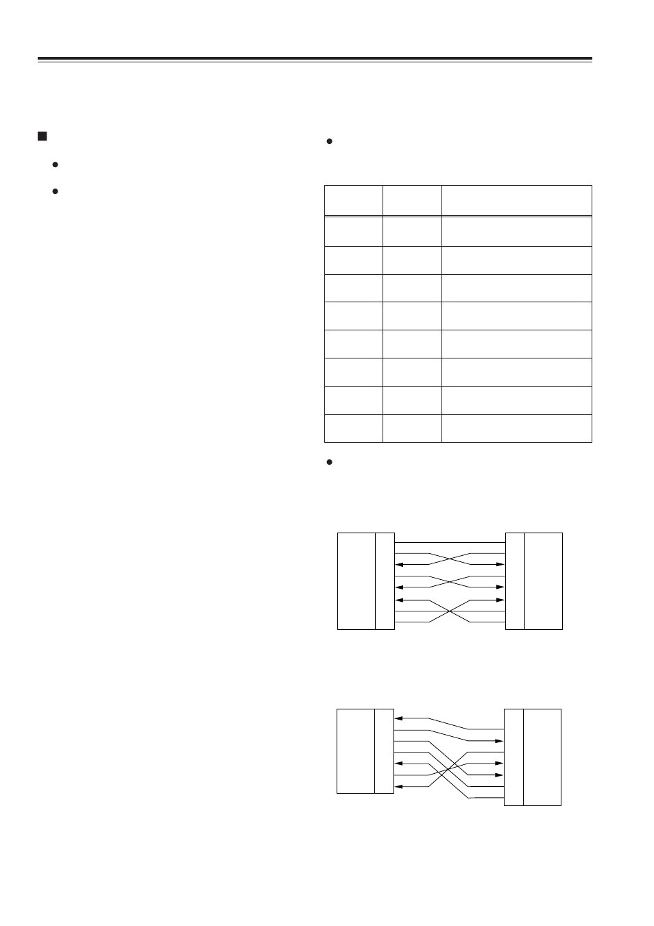 Rs-232c interface, Hardware specifications, External interface specifications | Panasonic AJ-SD965 User Manual | Page 76 / 86