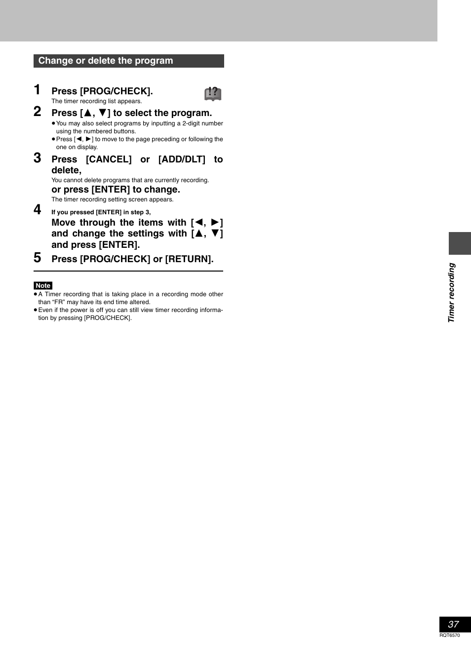 Panasonic DMR-HS2 User Manual | Page 37 / 76