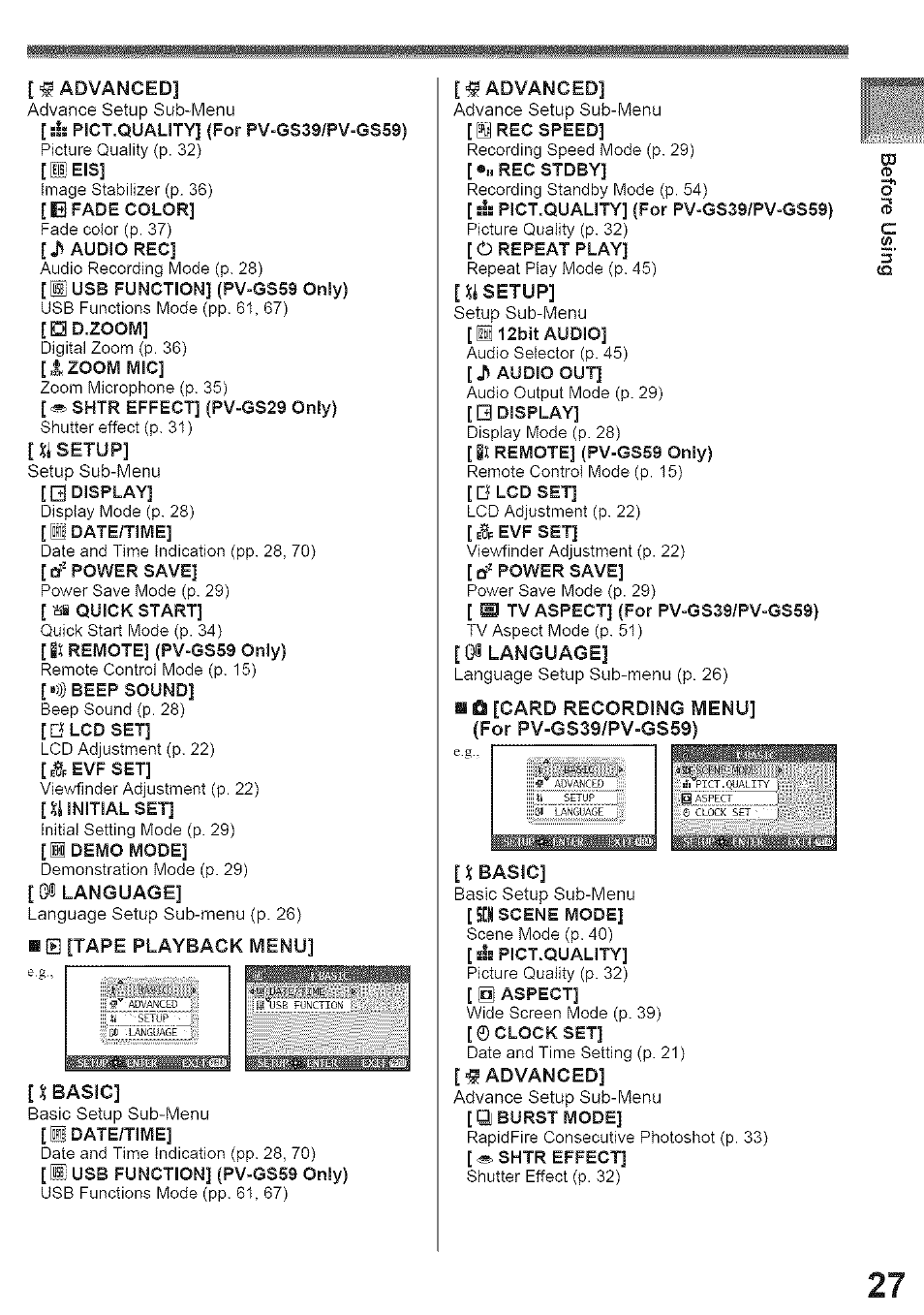 Os c | Panasonic PV-GS39 User Manual | Page 27 / 92