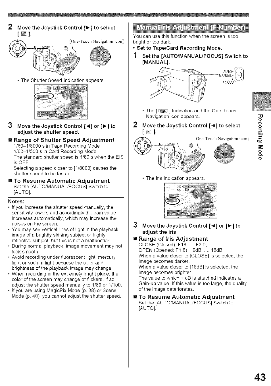Jv;ai cl* r ont“oi ill*' t | Panasonic PV-GS39 User Manual | Page 43 / 92