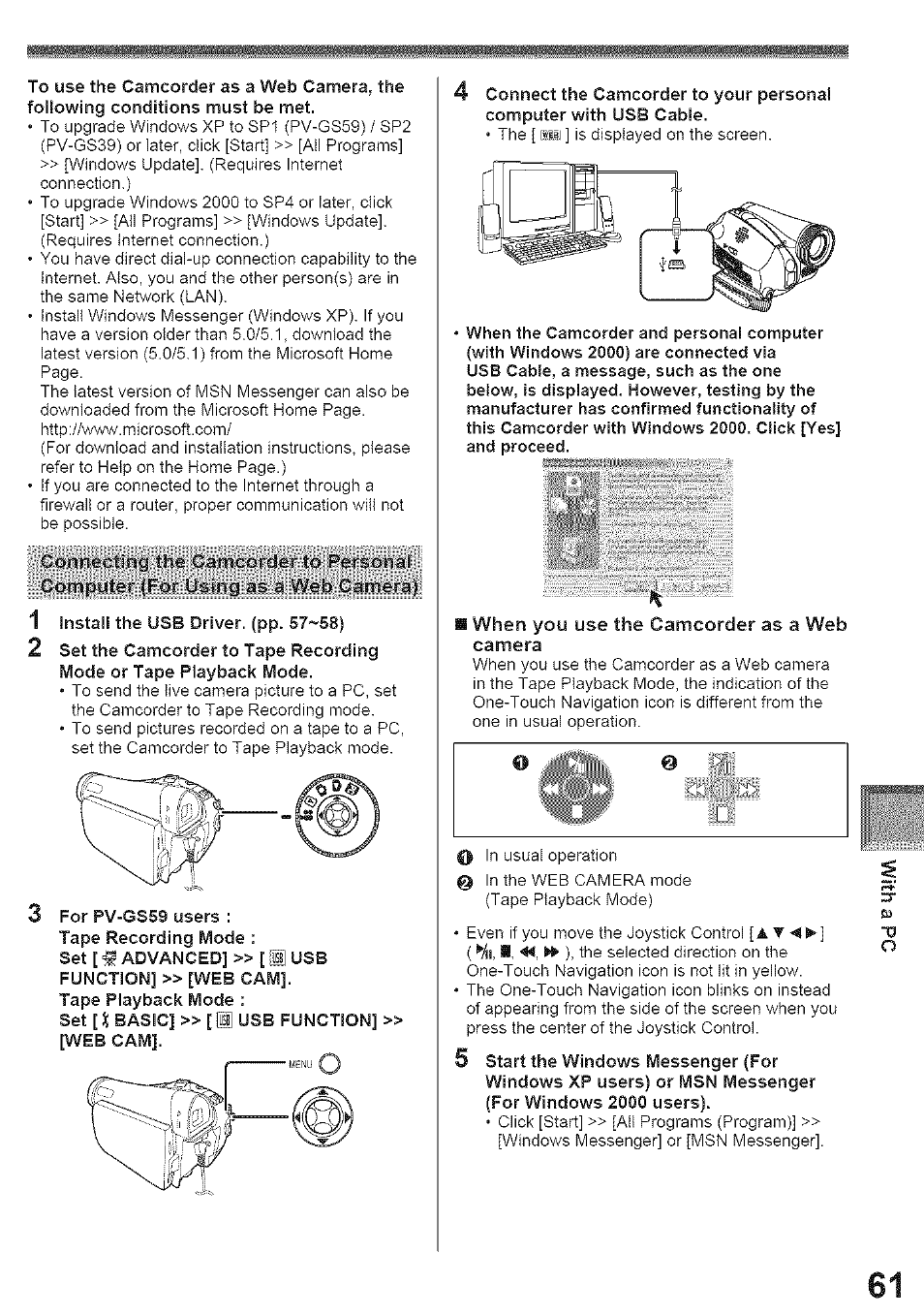 A t -4k | Panasonic PV-GS39 User Manual | Page 61 / 92