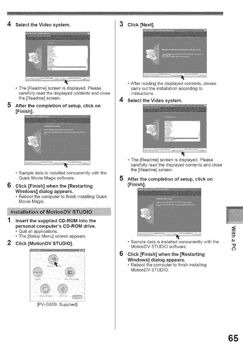 Panasonic PV-GS39 User Manual | Page 65 / 92