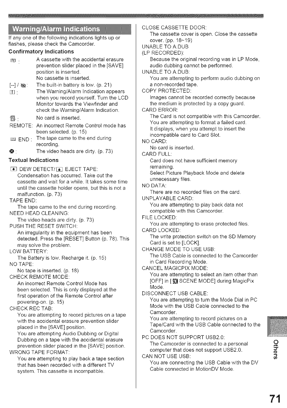 Panasonic PV-GS39 User Manual | Page 71 / 92
