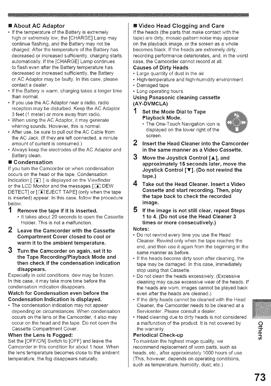 Panasonic PV-GS39 User Manual | Page 73 / 92