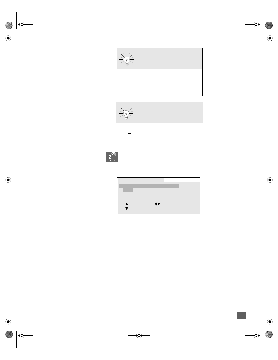 Ch cap (channel caption) | Panasonic CT-3272S User Manual | Page 16 / 38