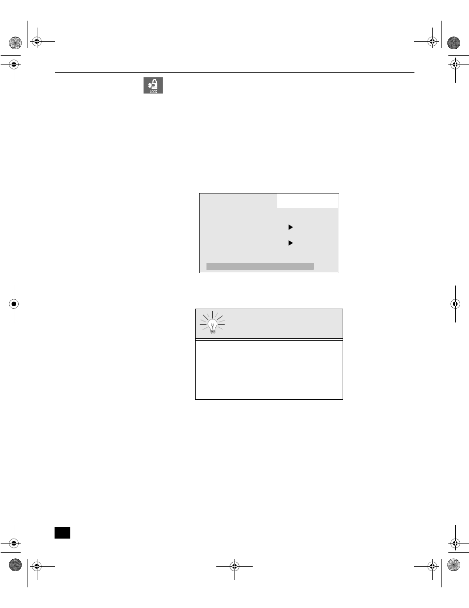 Lock (bloqueo) | Panasonic CT-3272S User Manual | Page 36 / 38