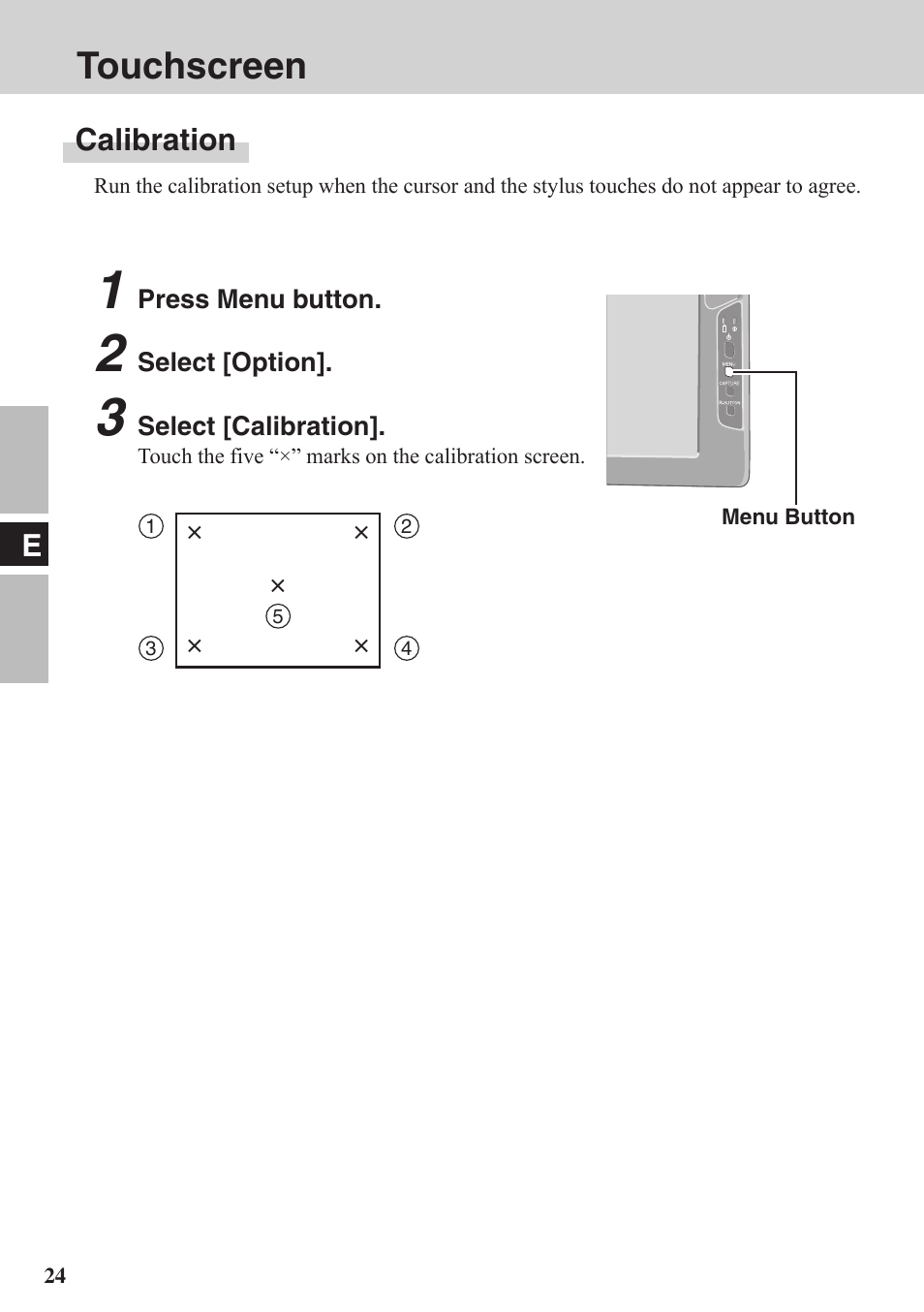 Touchscreen | Panasonic CF-VDW07BH User Manual | Page 24 / 104