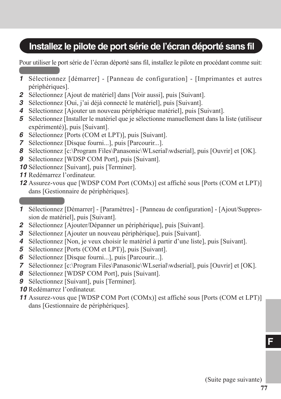 Panasonic CF-VDW07BH User Manual | Page 77 / 104