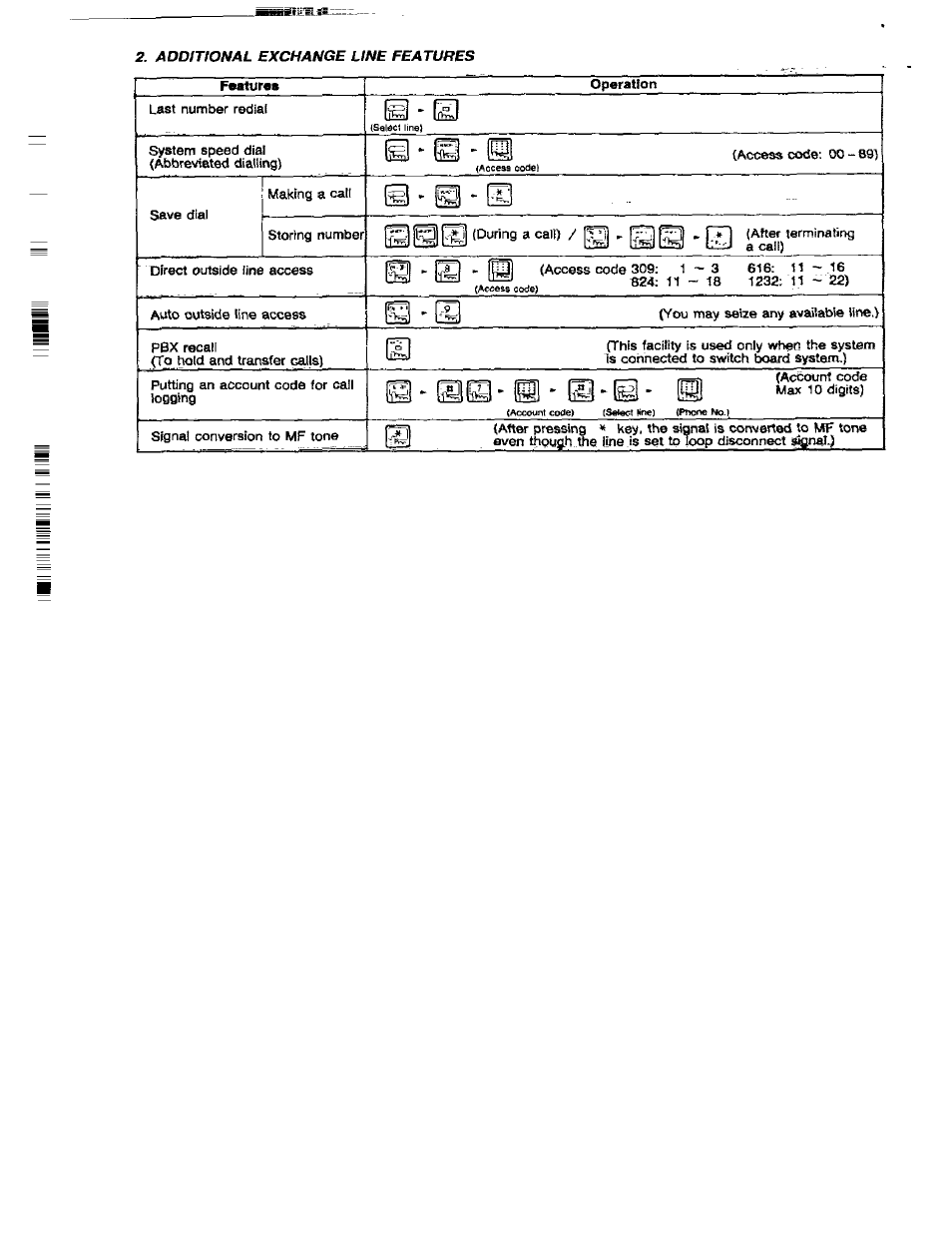 Adomonal exchange une features | Panasonic VA-309UK User Manual | Page 4 / 8