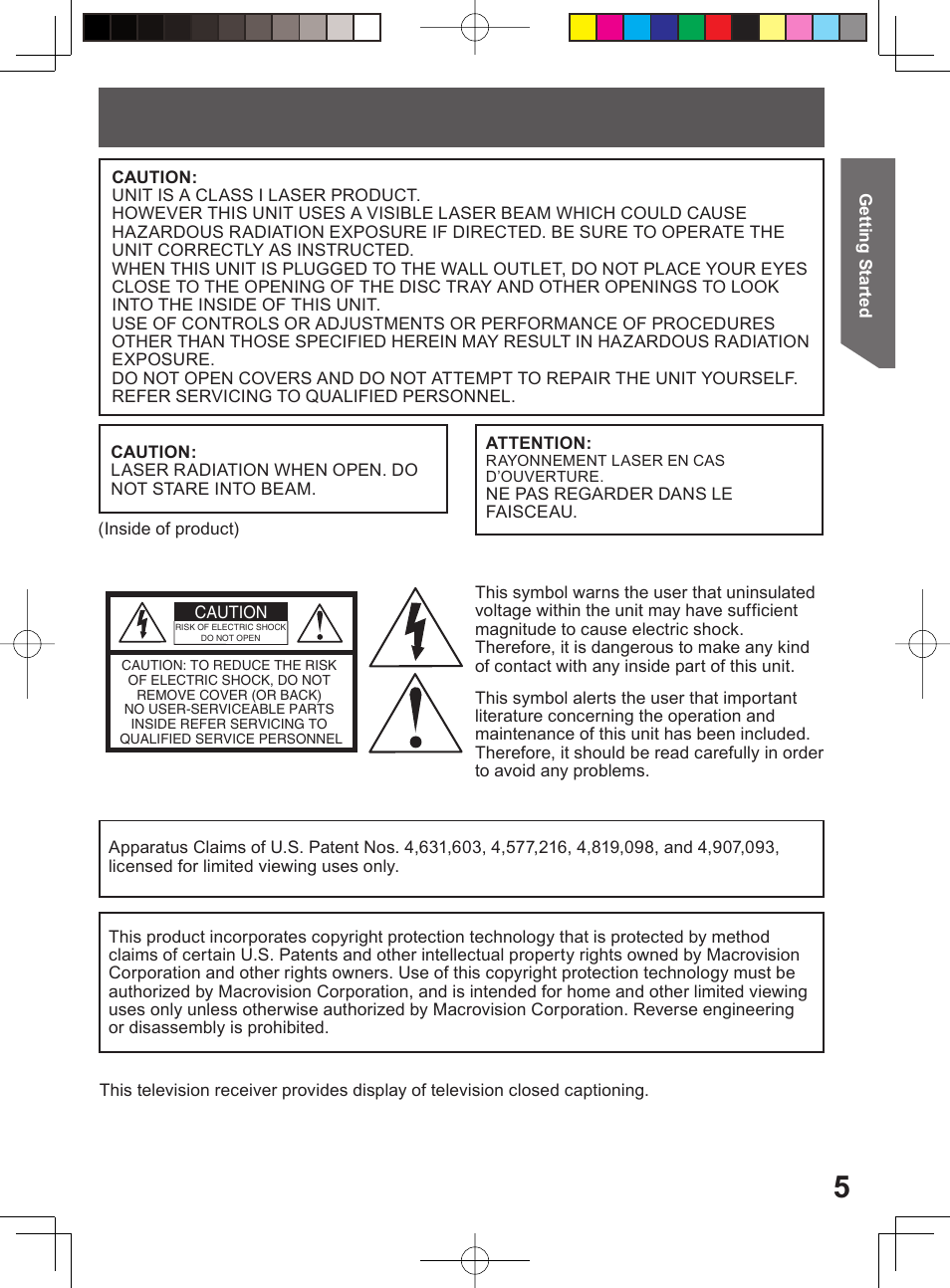 Panasonic PV 20DF64 User Manual | Page 5 / 76