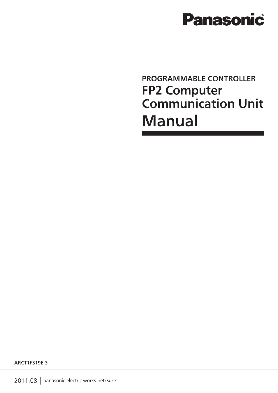 Panasonic FP2 User Manual | 56 pages