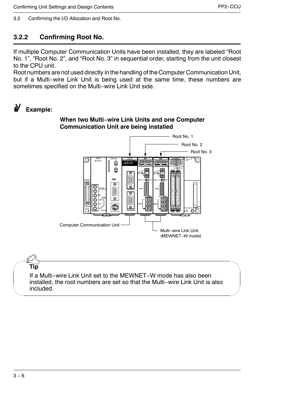 2 confirming root no | Panasonic FP2 User Manual | Page 28 / 56