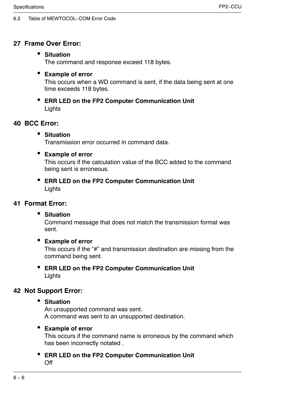 Panasonic FP2 User Manual | Page 48 / 56