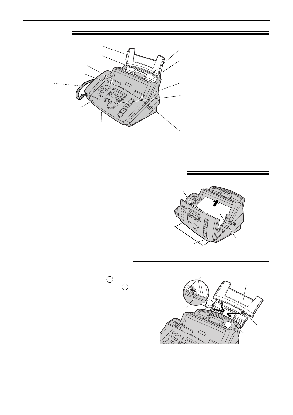 Finding the controls / setup, Removing the information leaflet, Overview | Recording paper load | Panasonic KX-FP181E User Manual | Page 12 / 94